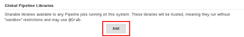 Add a Global Pipeline Library